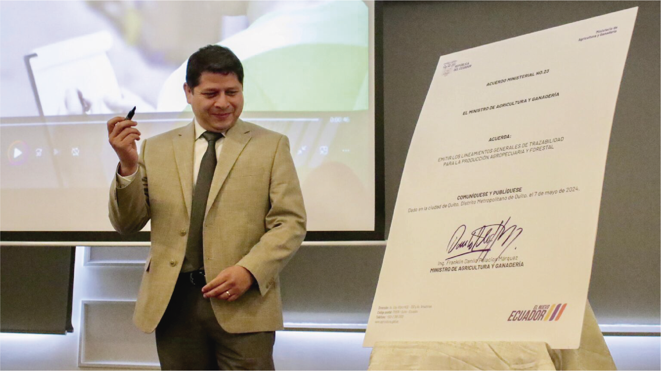 Ecuador implementa lineamientos de trazabilidad para mejorar sus exportaciones agrícolas